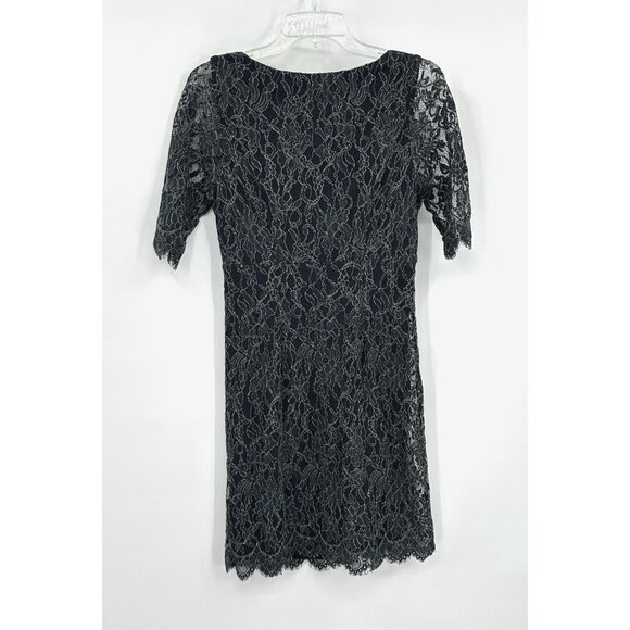 SERAPHINE LUXE maternity dress lace formal special occasion holiday gray 10 - Picture 6 of 8